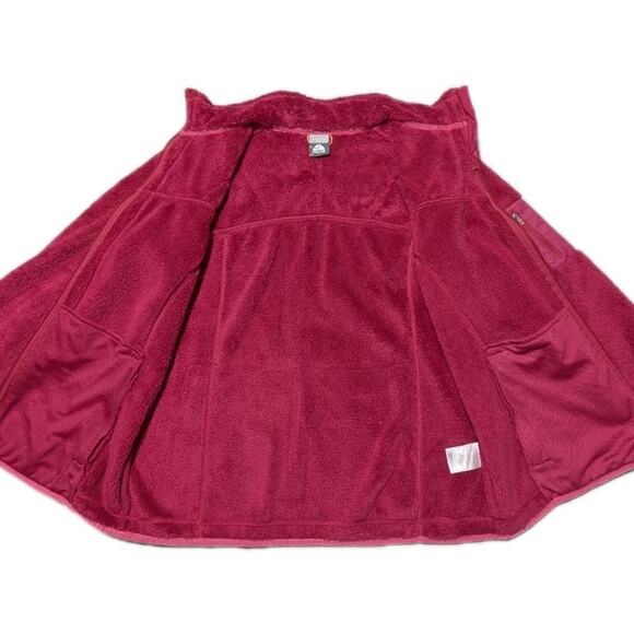 Nike ACG Women’s Fleece Jacket L Pink Full Zip High Loft Sherpa Nylon Panels - Picture 7 of 13